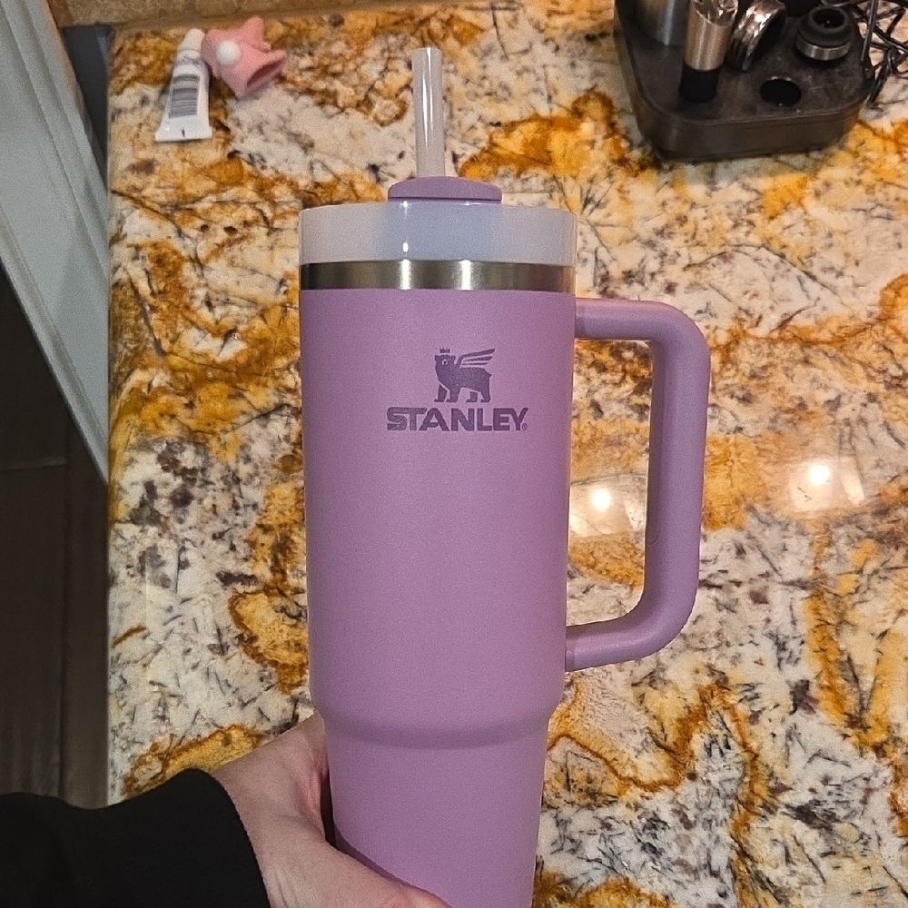 Stanley Purple Tumbler with Handle
